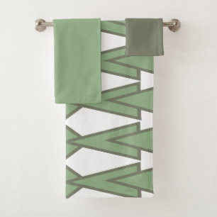 Green Bowties Badetuch Set