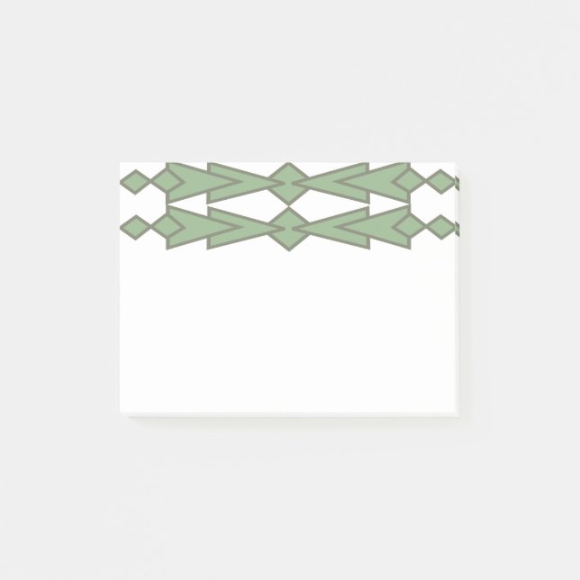 Green Bowties Post-it Klebezettel (Vorderseite)