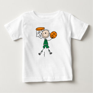 Green Boy Basketball T - Shirt und Geschenke