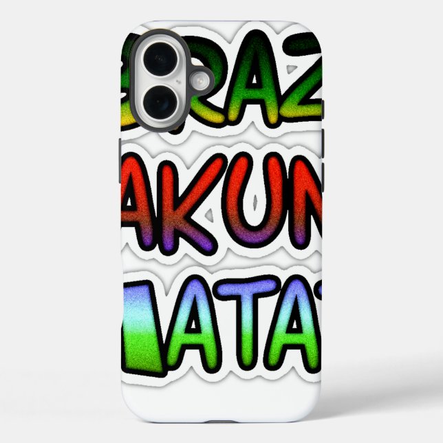 Green Brazil Hakuna Matata Geschenke Case-Mate iPhone Hülle (Rückseite)