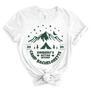 Green Bride Camping Junggeselinnen-Abschied BVI Tri-Blend Shirt