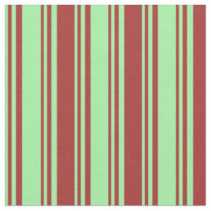 Green & Brown Lines Stoff