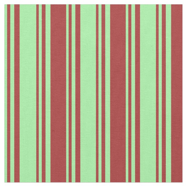 Green & Brown Lines Stoff (Nahaufnahme)
