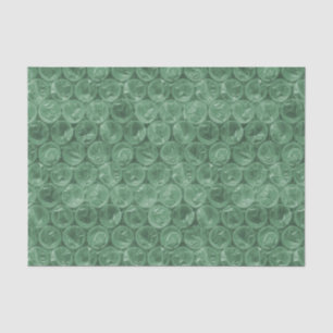 Green Bubble-Packing-Muster Seidenpapier