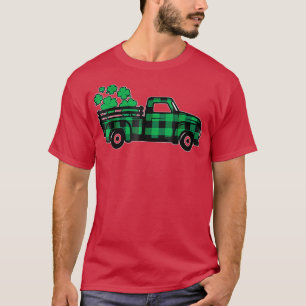 Green Buffalo Kariert Kleeblatt Lieferwagen Truck T-Shirt