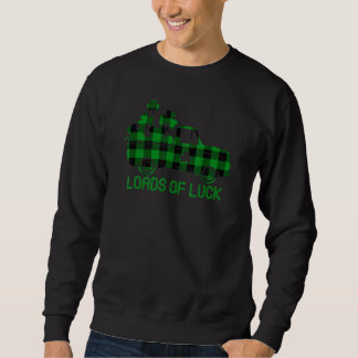 Green Buffalo Karierter LKW-Lasten von Luck St Pat Sweatshirt
