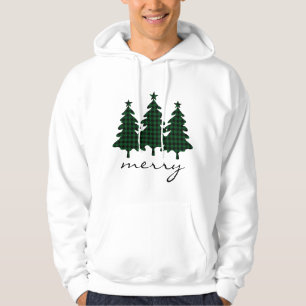 Green Buffalo Karo Pine Trees Hoodie