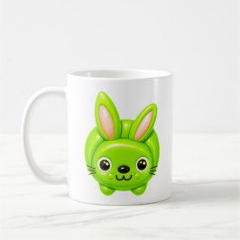 Green Bunny Kaffeetasse