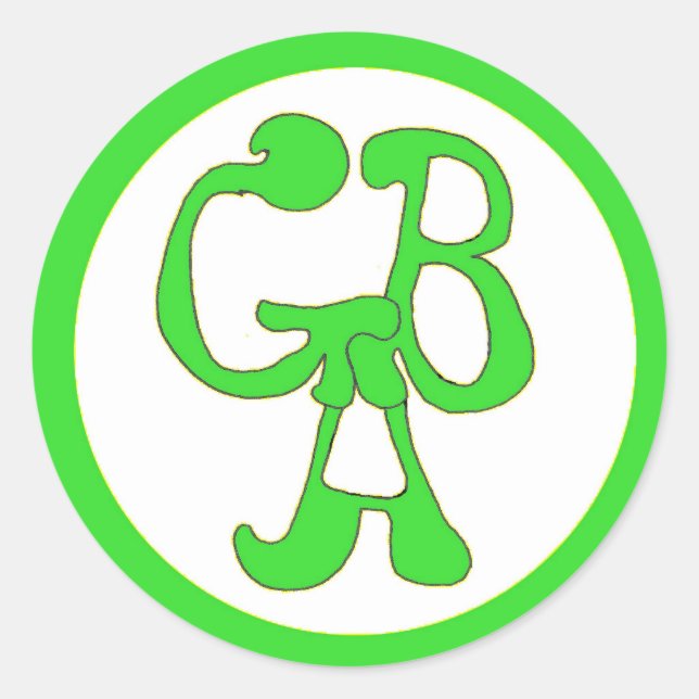 Green Bus Adventures - GBA - Green Sticker (Vorderseite)