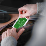 Green Business Brand on Business Card Case Visitenkarten Dose<br><div class="desc">Grüne Marke auf individuell anpassbaren Visitenkartengehäuse. Passen Sie es an, indem Sie Ihr Firmenlogo hochladen und Namen, Adresse, Telefonnummer, E-Mail und Website oder Social Media-Seite Ihres Unternehmens eingeben. Passen Sie es an, um Ihr Unternehmen zu werben oder Ihren Markennamen für Kunden oder Kunden zu fördern. Anpassbare Büroausstattung, mit der Sie...</div>