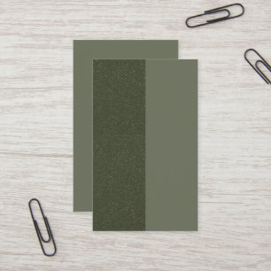 Green Business Card mit zwei Tonen Moos - individu Visitenkarte
