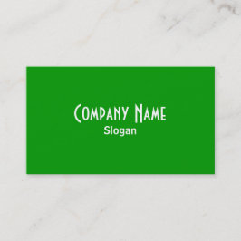 Green Business Card Visitenkarte