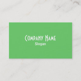 Green Business Card Visitenkarte