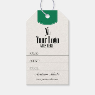 Green Business Logo Artisan Made Price Tag Geschenkanhänger