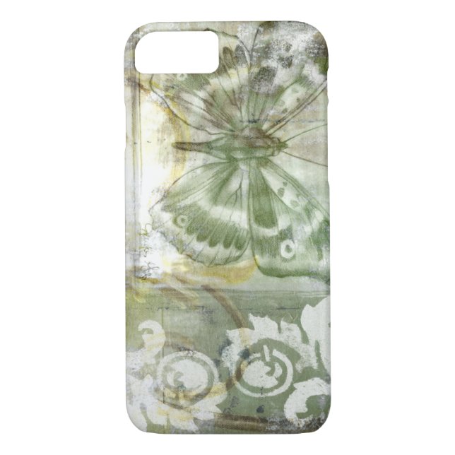 Green Butterfly Inset Case-Mate iPhone Hülle (Rückseite)