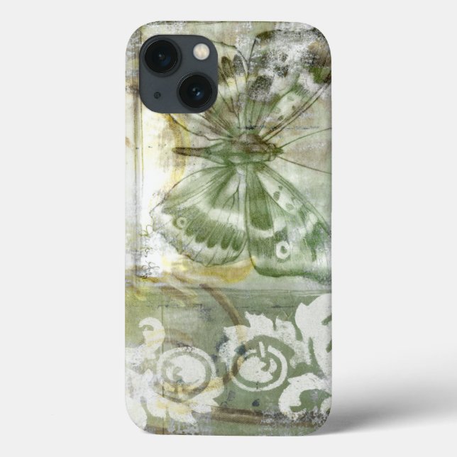 Green Butterfly Inset Case-Mate iPhone Hülle (Rückseite)