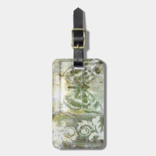 Green Butterfly Inset Gepäckanhänger