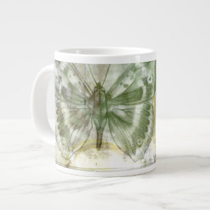Green Butterfly Inset Jumbo-Tasse