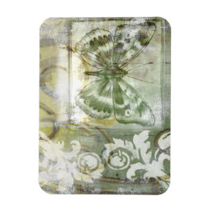 Green Butterfly Inset Magnet