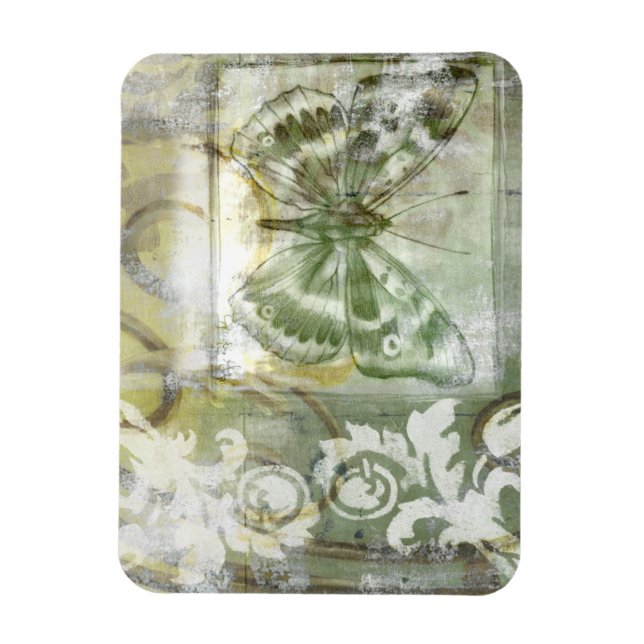 Green Butterfly Inset Magnet (Vertikal)