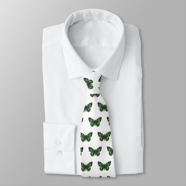 Green Butterfly Krawatte (Gebunden)