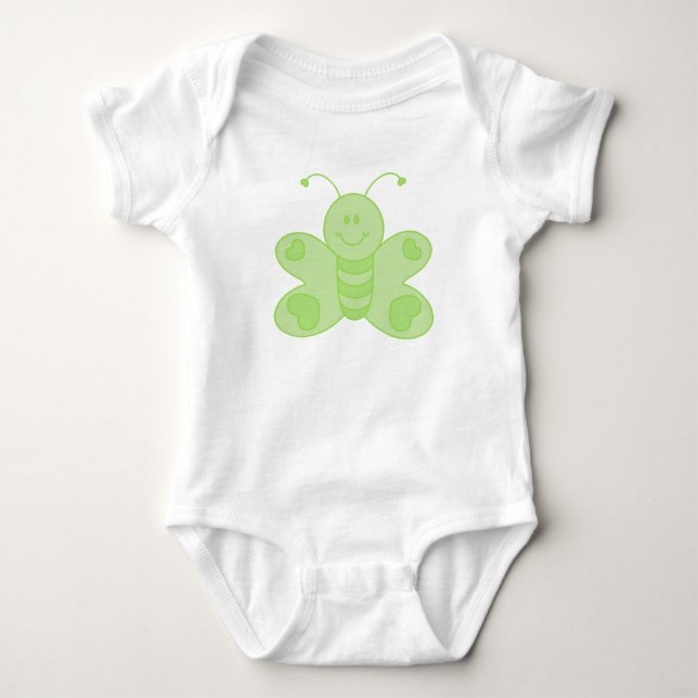 Green Butterfly Strampler (Vorderseite)