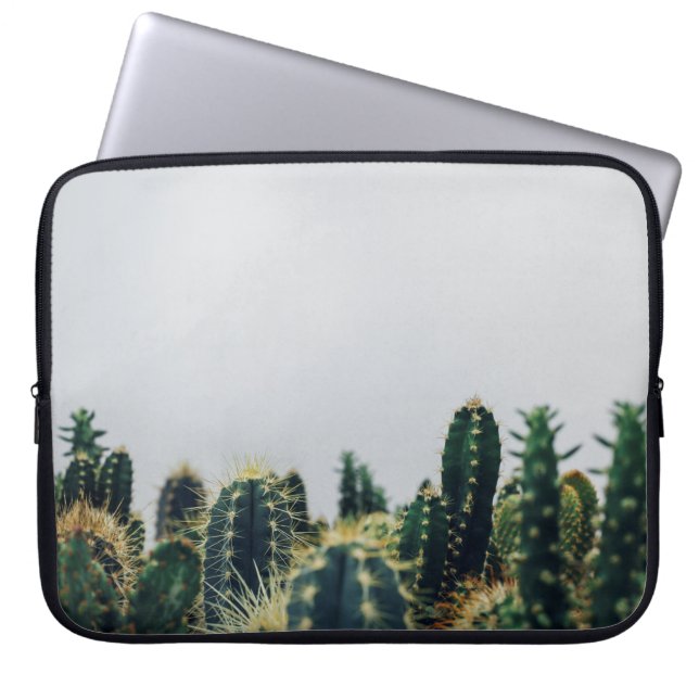 GREEN CACTI LAPTOPSCHUTZHÜLLE (Vorderseite)
