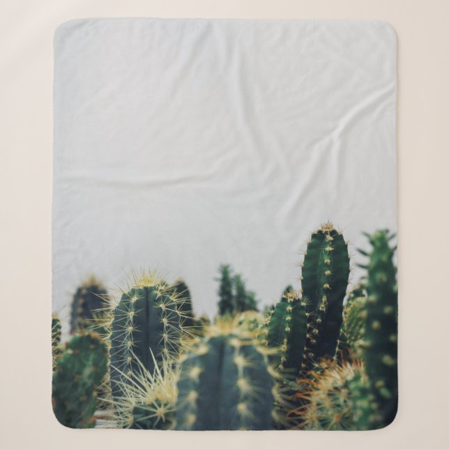 GREEN CACTI SHERPADECKE (Vorderseite)