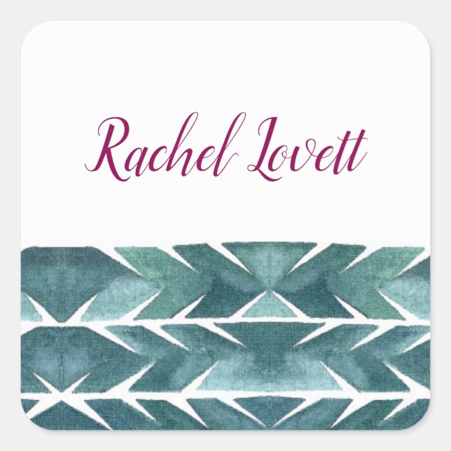 Green Cactus Texture Sticker (Vorderseite)