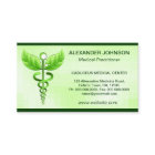 Green Caduceus Alternative Medicine Light Standard