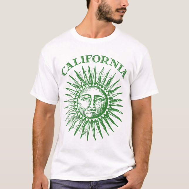 Green California T-Shirt (Vorderseite)