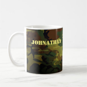 Green Cammo Kaffeetasse