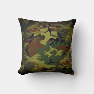 Green Cammo Kissen