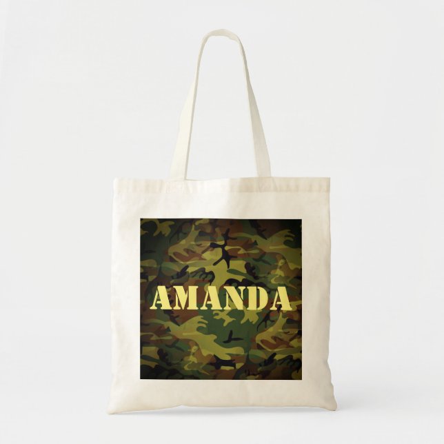 Green Cammo Tragetasche (Vorne)