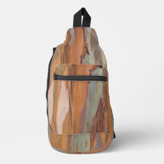 Green Camo Tree Bark Crossbody Bag