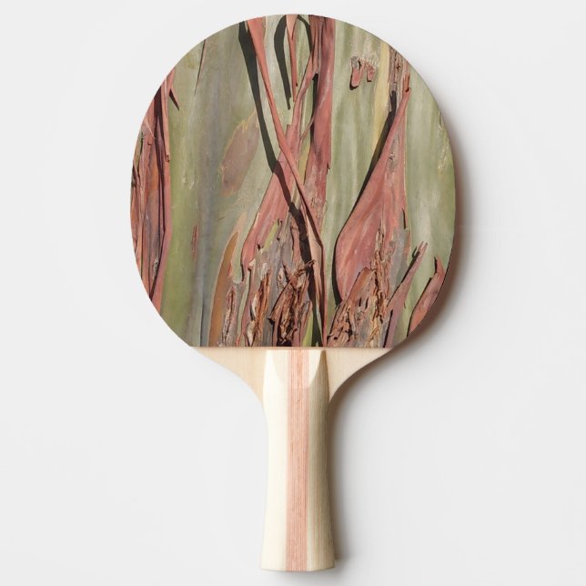 Green Camo Tree Bark Ping Pong Paddle Tischtennis Schläger (Vorderseite)