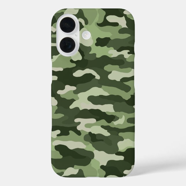 Green Camouflage Case-Mate iPhone Hülle (Rückseite)
