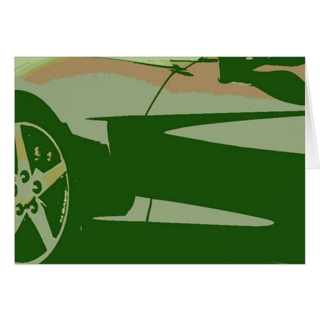 Green Camouflage Corvette (Vorderseite (Horizontal))