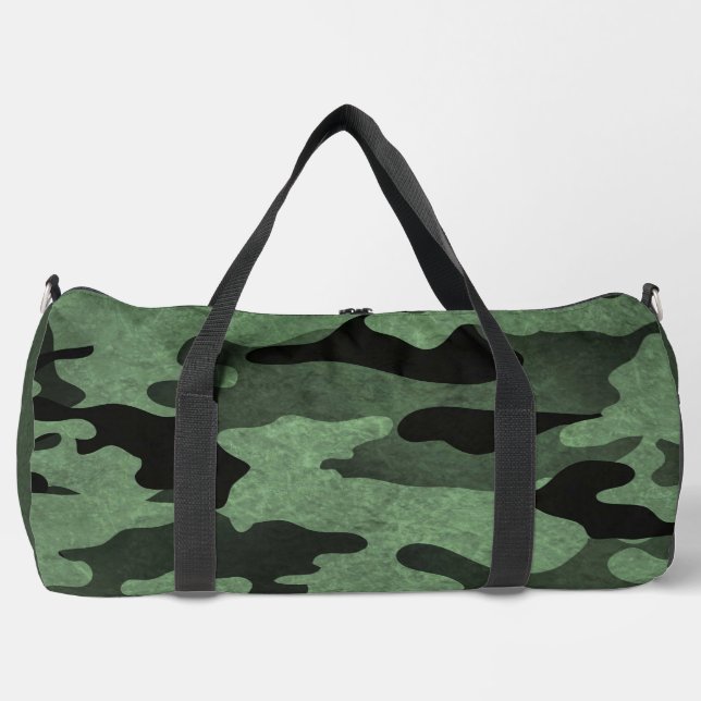 Green Camouflage Duffel Bag Duffle Bag (Vorderseite)