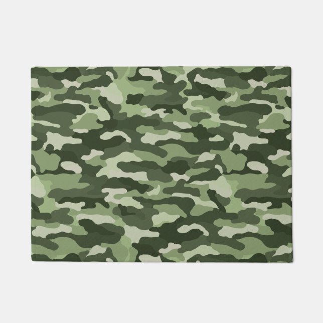 Green Camouflage Fußmatte (Vorderseite)