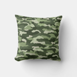 Green Camouflage Kissen
