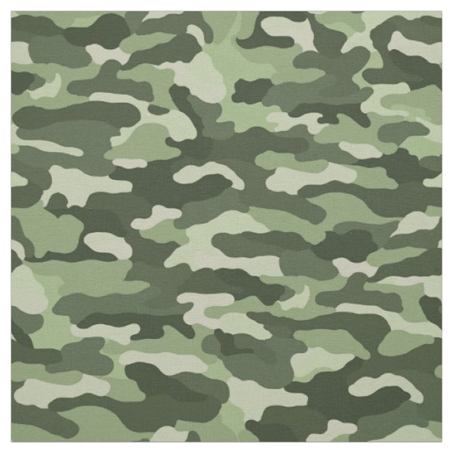 Green Camouflage (kleiner Maßstab) Stoff (Muster)