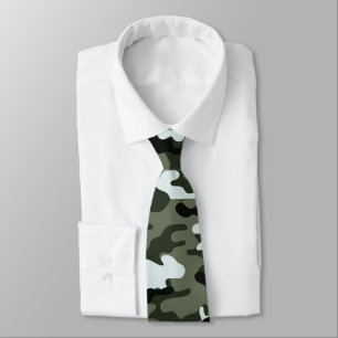 Green Camouflage Men-Krawatte Krawatte