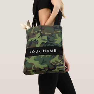 Green Camouflage Muster, Ihr Name, Personalisieren
