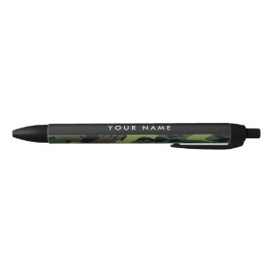 Green Camouflage Muster, Ihr Name, Personalisieren Kugelschreiber