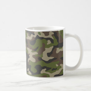Green Camouflage Muster Kaffeetasse