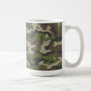 Green Camouflage Muster Kaffeetasse