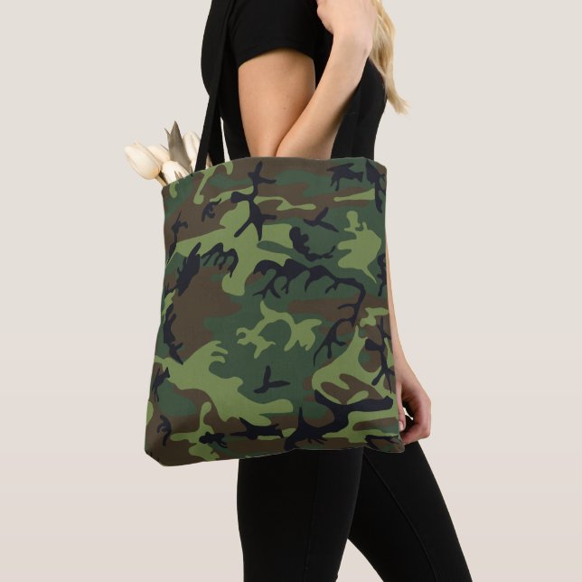 Green Camouflage Pattern, militärisches Muster, Ar (Von Nahem)