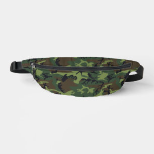 Green Camouflage Pattern, militärisches Muster, Ar Bauchtasche