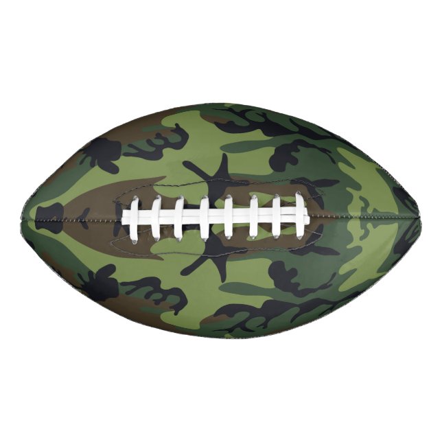 Green Camouflage Pattern, militärisches Muster, Ar Football (Vorderseite)